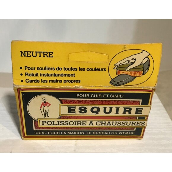 Esquire Easy Shine Sponge Neutral For Leather & Vinyl Shoes - Picture 7 of 7